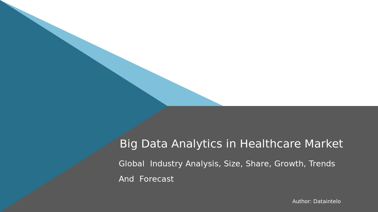 Big Data Analytics in Healthcare Market Report | Global Forecast From 2025 To 2033